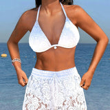 Noelia | Conjunto de Bikini Elegante con Encaje