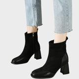 Verona | Botas de Antes con Detalles de Piel