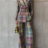 Haily |  Conjunto de Traje con Estampado Colorido