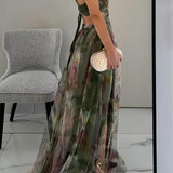 Giselle | Maxi vestido encantador con estampado floral