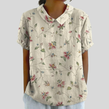 Claudia | Blusa Floral Delicada de Estilo Vintage