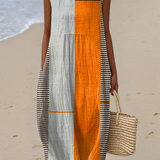 Paloma | Vestido Midi a Rayas