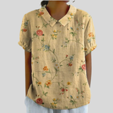Cecilia | Blusa Floral Vintage Elegante