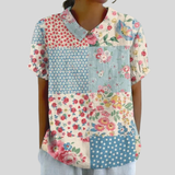 Daniela | Blusa Patchwork Floral Vintage