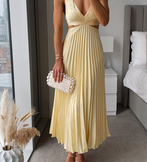 Vestido Belleza | Vestido Plisado de Ocasión