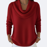 Paloma - Suéter con Cuello Ruffle Acogedor