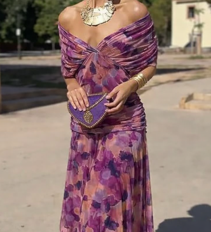 Regina | Vestido Maxi Fluido y Elegante