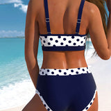 Noelia | Bikini de Cintura Alta con Diseño Patchwork