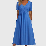 Aitana | Vestido Midi con Control de Abdomen