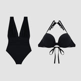 Valeria | Maillot de Baño Moldeador de Lujo con Escote en V Profundo