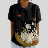Vega | Blusa Artística Oriental Elegante