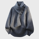 Elisa - Suéter Elegante con Cuello de Bufanda