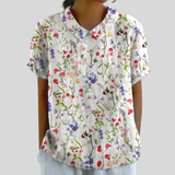 Elena | Blusa Floral Silvestre con Aire Romántico