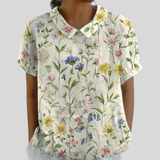 Bénédicte | Top Floral Elegante