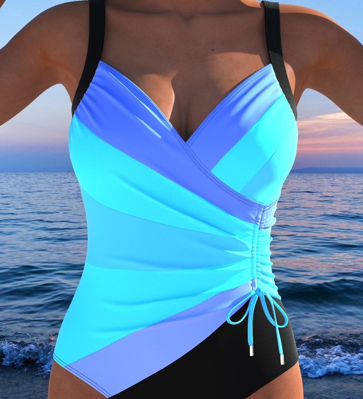 Lucía | Maillot de Baño de Lujo con Estampado Colorido