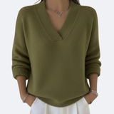 Jimena - Jersey Suave con Escote en V