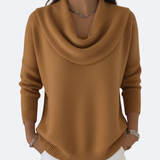 Paloma - Suéter con Cuello Ruffle Acogedor