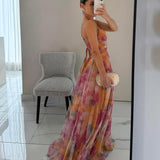 Giselle | Maxi vestido encantador con estampado floral
