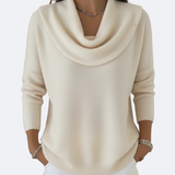 Paloma - Suéter con Cuello Ruffle Acogedor