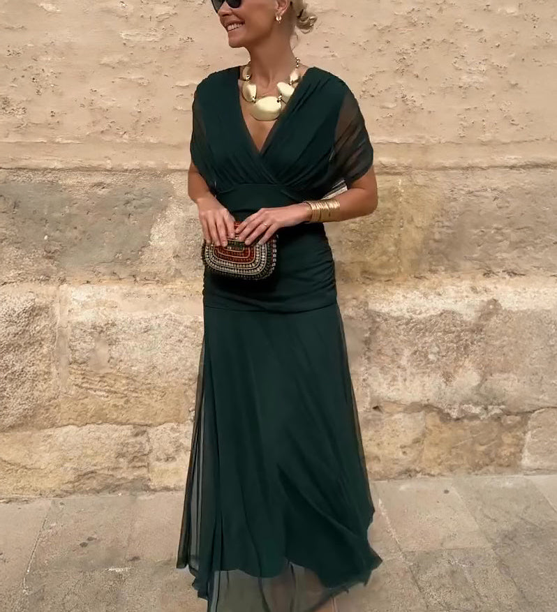 Regina | Vestido Maxi Fluido y Elegante