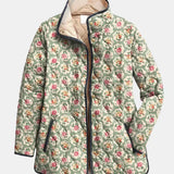 Martina | Chaqueta Acolchada con Estampado Floral Vintage