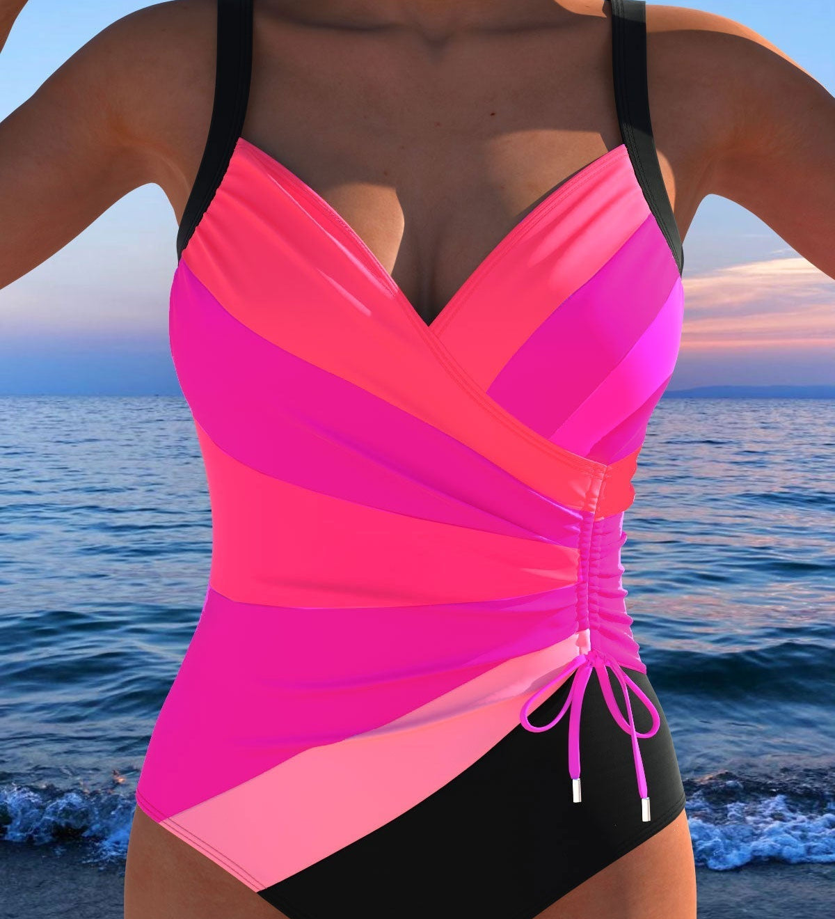 Lucía | Maillot de Baño de Lujo con Estampado Colorido