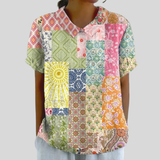 Triana | Blusa Patchwork Bohemia Multicolor
