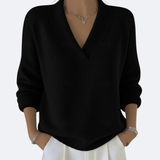 Jimena - Jersey Suave con Escote en V