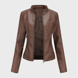 Romina | Chaqueta de Cuero Casual