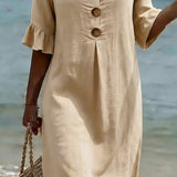 Alba | Vestido de Playa Ligero y Fluido