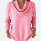 Paloma - Suéter con Cuello Ruffle Acogedor