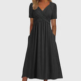 Aitana | Vestido Midi con Control de Abdomen