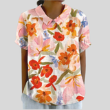 Lucía | Blusa Floral Artística y Vibrante