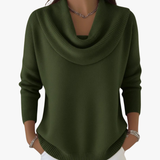 Paloma - Suéter con Cuello Ruffle Acogedor