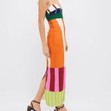 Paloma | Maxi Vestido Colorido a Rayas