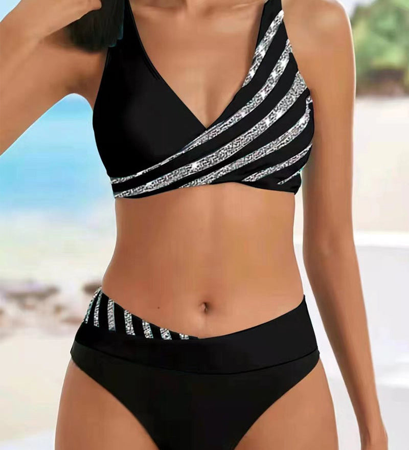 Paloma | Bikini Estampado en Tonos Cálidos