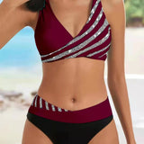 Paloma | Bikini Estampado en Tonos Cálidos