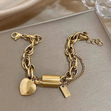 Pulsera Gruesa en Oro