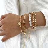 Pulseras de Oro con Margaritas
