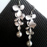 Collar y Pendientes Pétalos de Plata