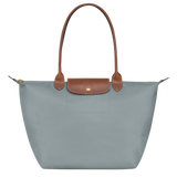 LONGCHAMP - Bolso tote grande Le Pliage, gris azulado