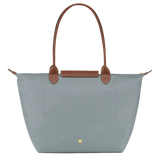 LONGCHAMP - Bolso tote grande Le Pliage, gris azulado