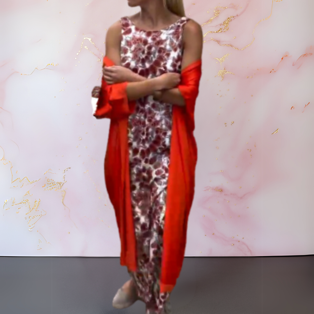 Melanie | Vestido elegante con chal