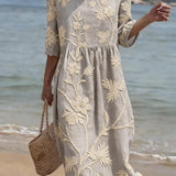 Remedios | Vestido de Playa Ligero con Estampado Floral
