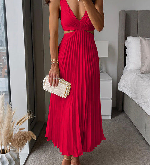 Vestido Belleza | Vestido Plisado de Ocasión
