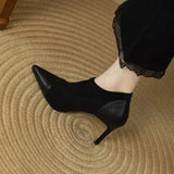 Veronica | Tacones de Cuero Genuino