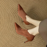 Veronica | Tacones de Cuero Genuino
