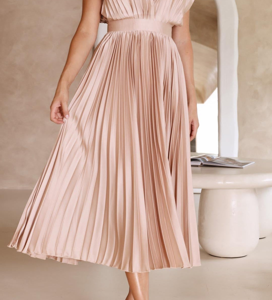 Isla | Vestido plisado elegante