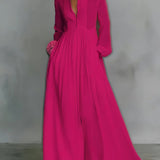 Carmen | Vestido Maxi con Botones Frontal Fluidos