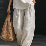 Carmen | Conjunto sin mangas con pantalón de pierna ancha